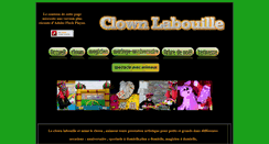 Desktop Screenshot of clown-labouille.com
